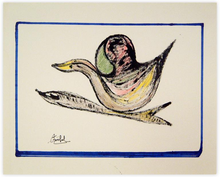 Catalogue raisonné, Edgar Stoëbel, l'oiseau et le poisson — 