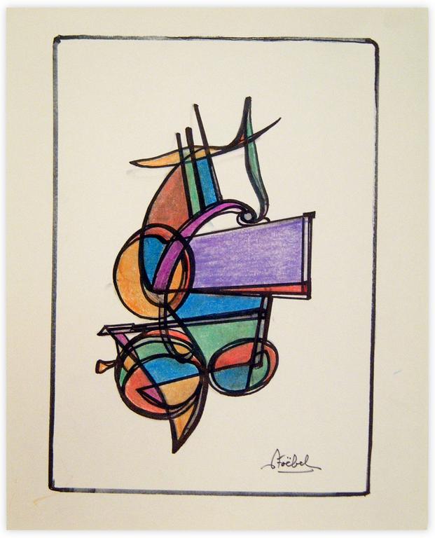Catalogue raisonné, Edgar Stoëbel, abstract — 
