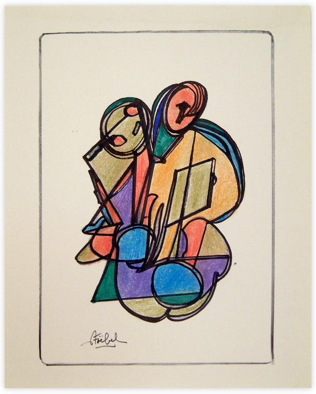 Catalogue raisonné, Edgar Stoëbel, abstract characters — 