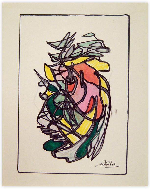 Catalogue raisonné, Edgar Stoëbel, abstract — 