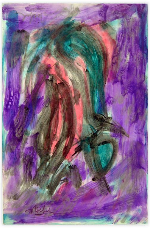 Catalogue raisonné, Edgar Stoëbel, abstract calligraphic — 