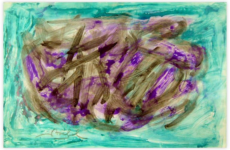 Catalogue raisonné, Edgar Stoëbel, abstract calligraphic — 