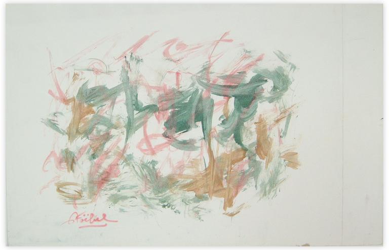 Catalogue raisonné, Edgar Stoëbel, abstract calligraphic — 