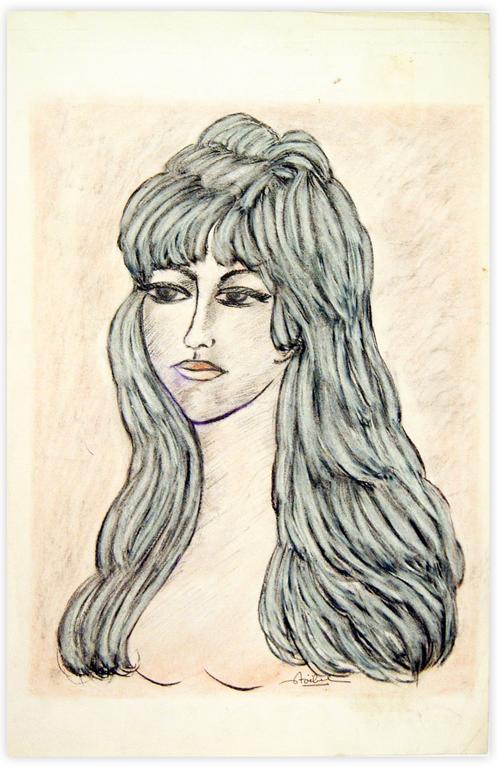 Catalogue raisonné, Edgar Stoëbel, portrait de femme (buste) — 