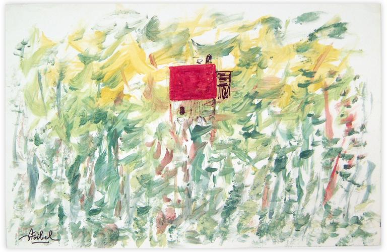 Catalogue raisonné, Edgar Stoëbel, maison isolée — 