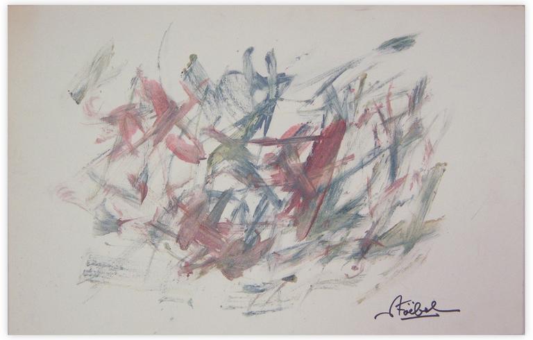 Catalogue raisonné, Edgar Stoëbel, abstract calligraphic — 