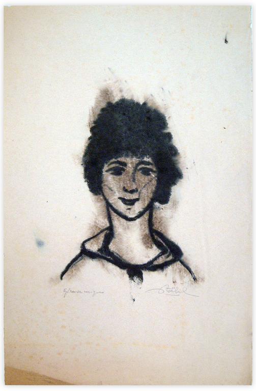 Catalogue raisonné, Edgar Stoëbel, épreuve unique - femme (buste) — 