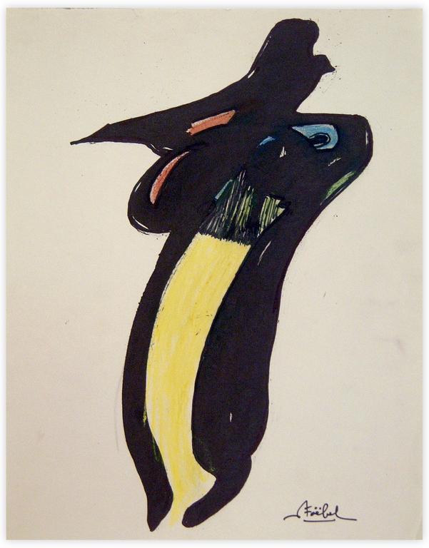 Catalogue raisonné, Edgar Stoëbel, birdy abstract — 