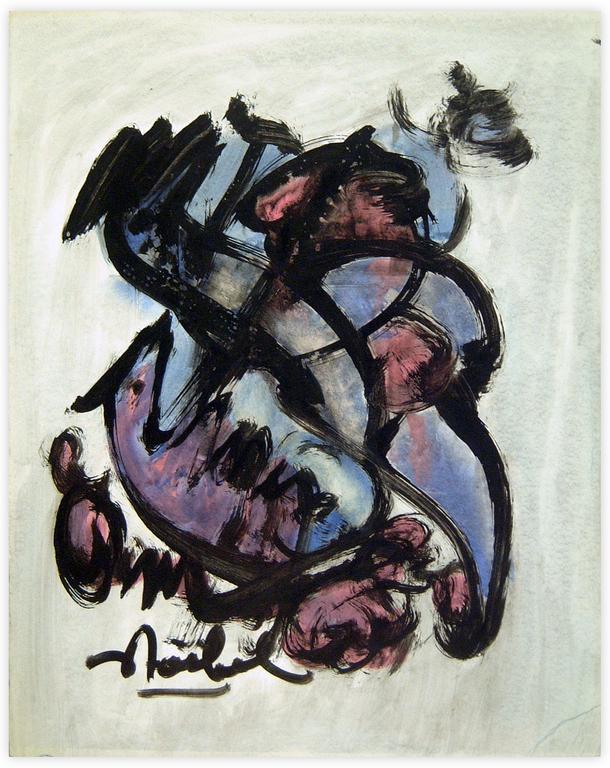 Catalogue raisonné, Edgar Stoëbel, birdy abstract — 