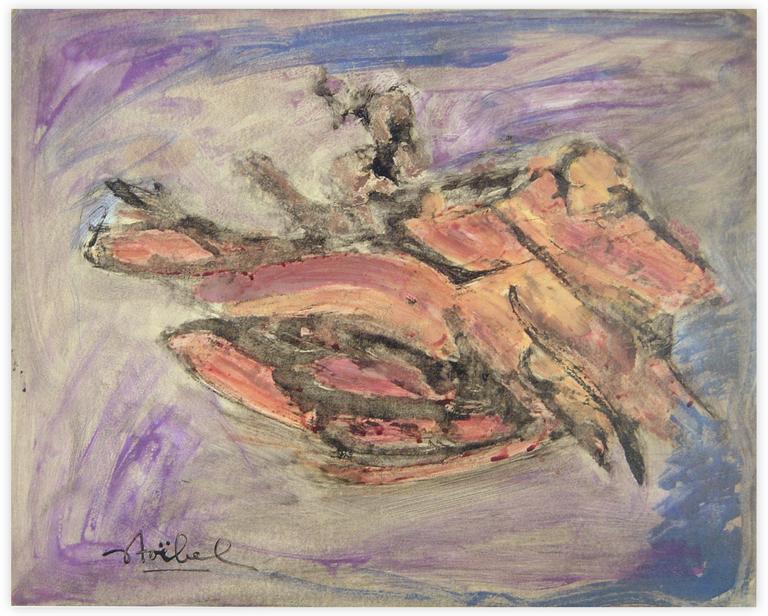 Catalogue raisonné, Edgar Stoëbel, abstract - running horse — 