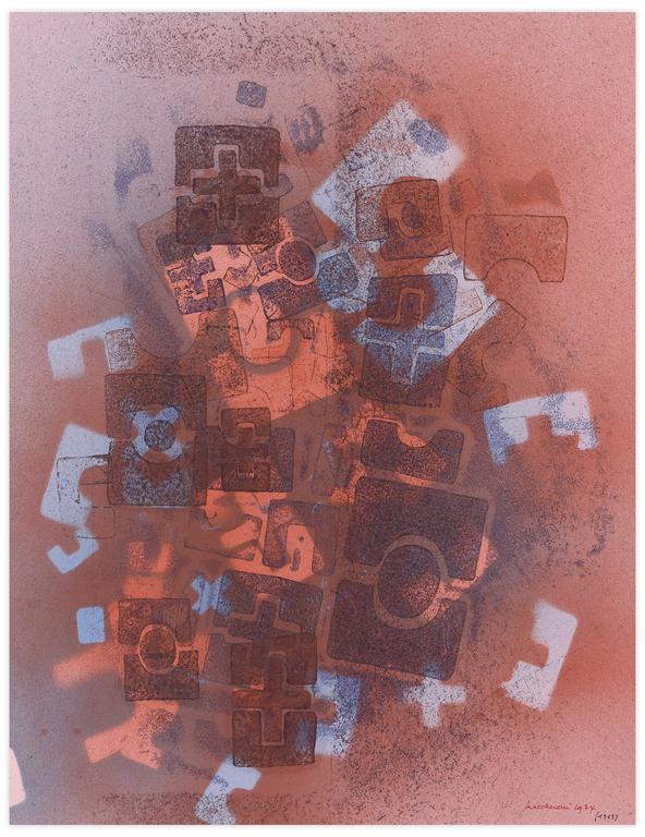 Catalogue raisonné, Henri Maccheroni, « Les Archéologies aléatoires » circa 1974