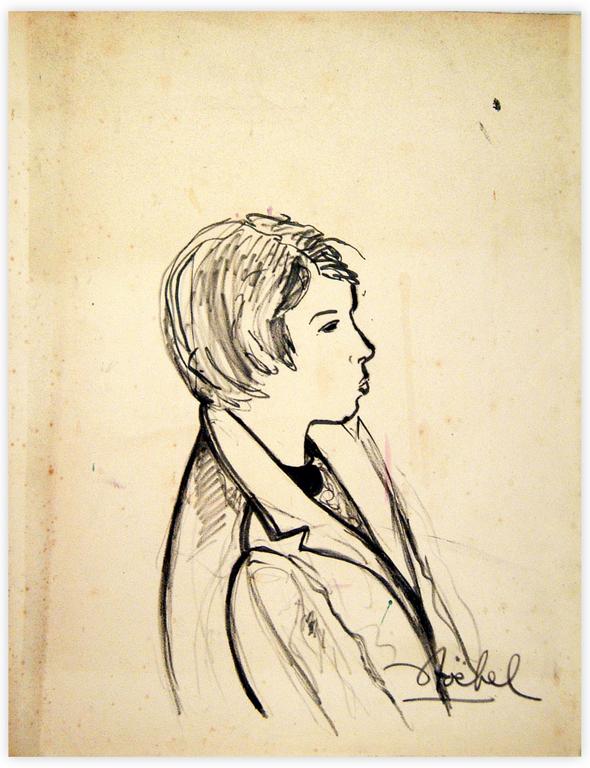 Catalogue raisonné, Edgar Stoëbel, portrait de garçon — 