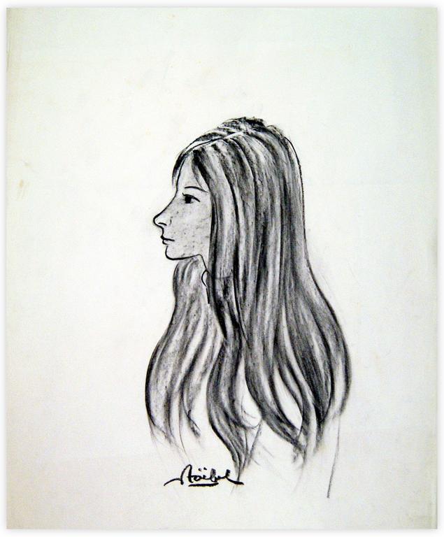 Catalogue raisonné, Edgar Stoëbel, portrait de femme — 
