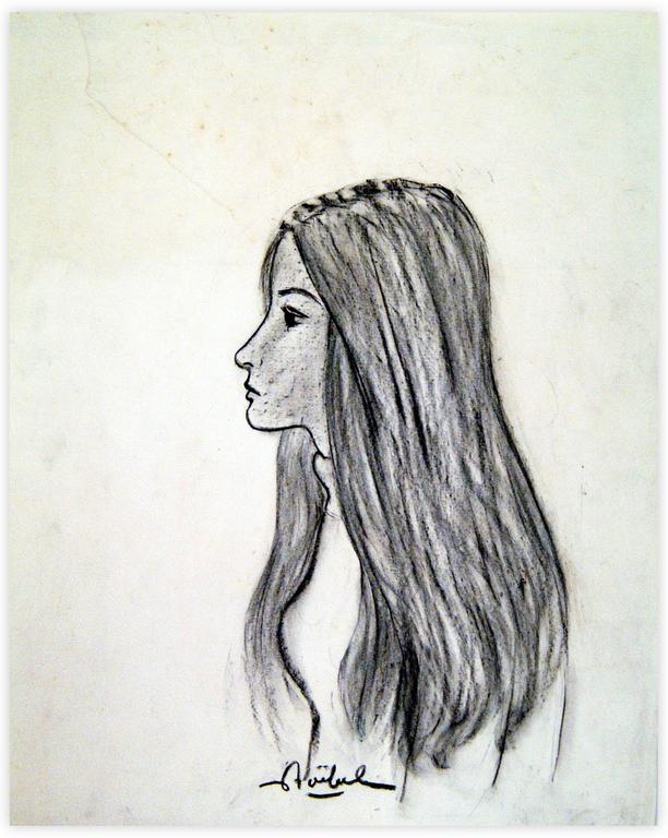 Catalogue raisonné, Edgar Stoëbel, portrait de femme — 