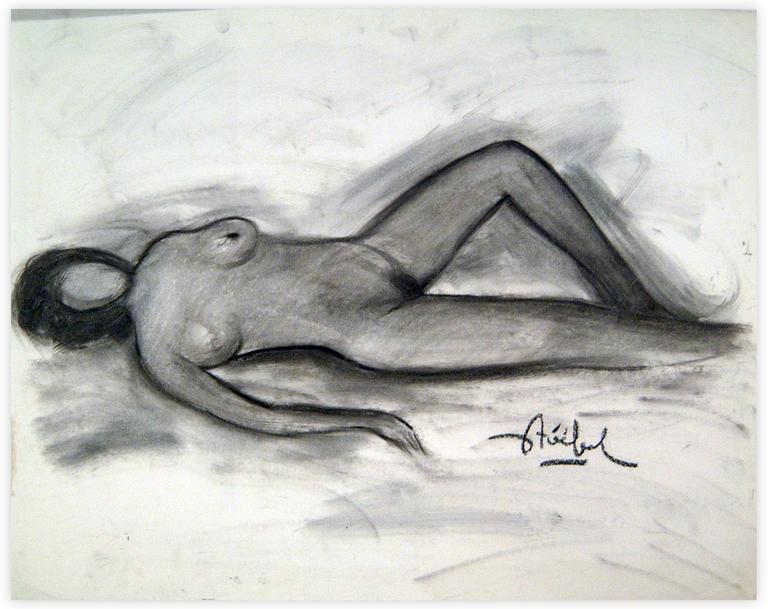 Catalogue raisonné, Edgar Stoëbel, nue allongée — 