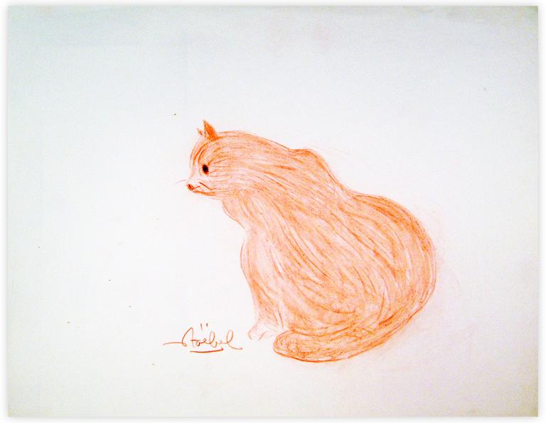 Catalogue raisonné, Edgar Stoëbel, red cat — 