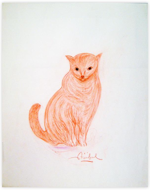 Catalogue raisonné, Edgar Stoëbel, red cat — 