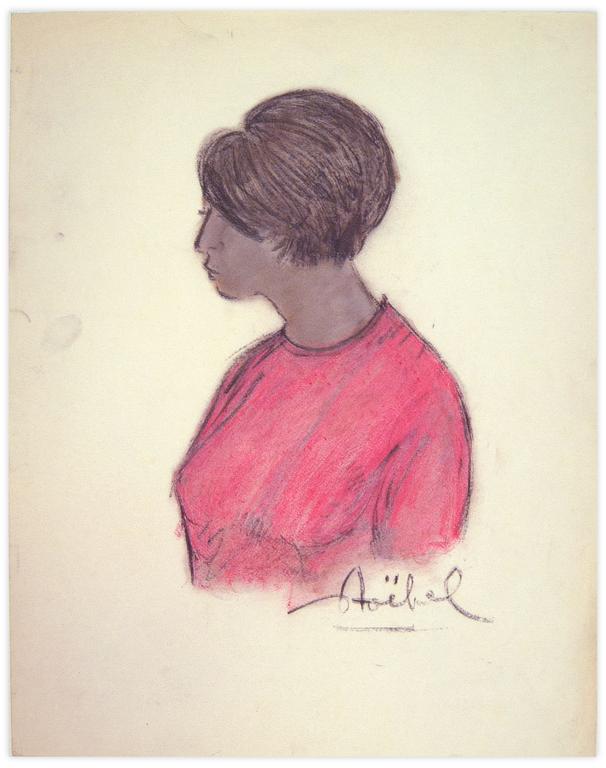 Catalogue raisonné, Edgar Stoëbel, portrait de femme — 