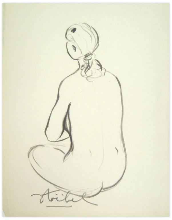 Catalogue raisonné, Edgar Stoëbel, nue de dos — 