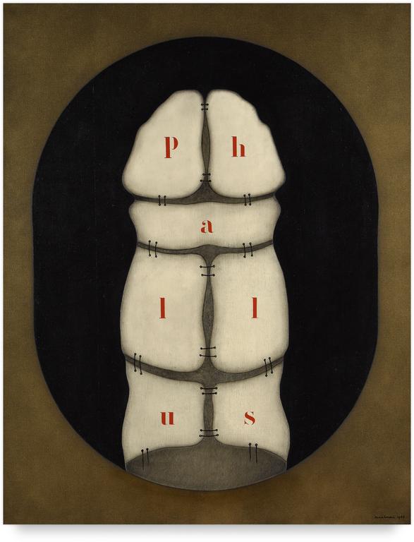 Catalogue raisonné, Henri Maccheroni, Sans titre, Série Archéologie des signes - 1973