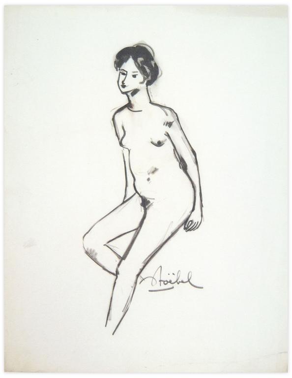 Catalogue raisonné, Edgar Stoëbel, femme nue — 