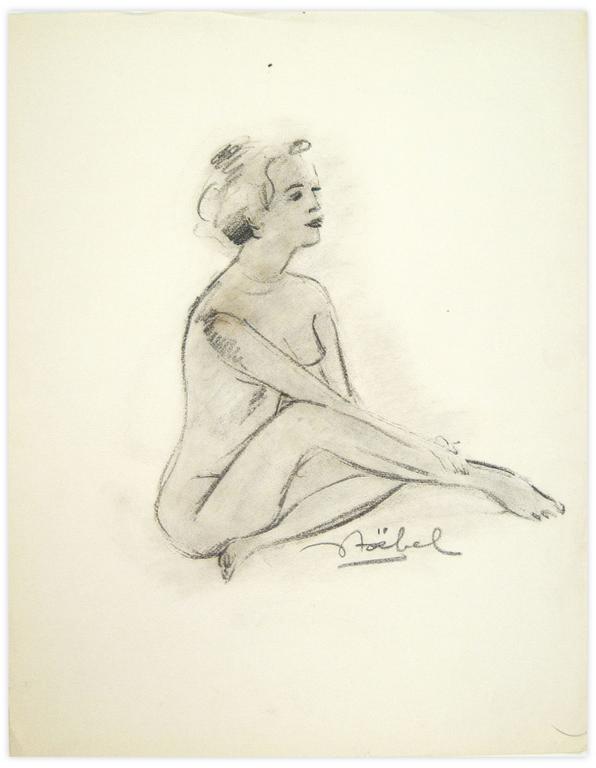 Catalogue raisonné, Edgar Stoëbel, nue assise — 