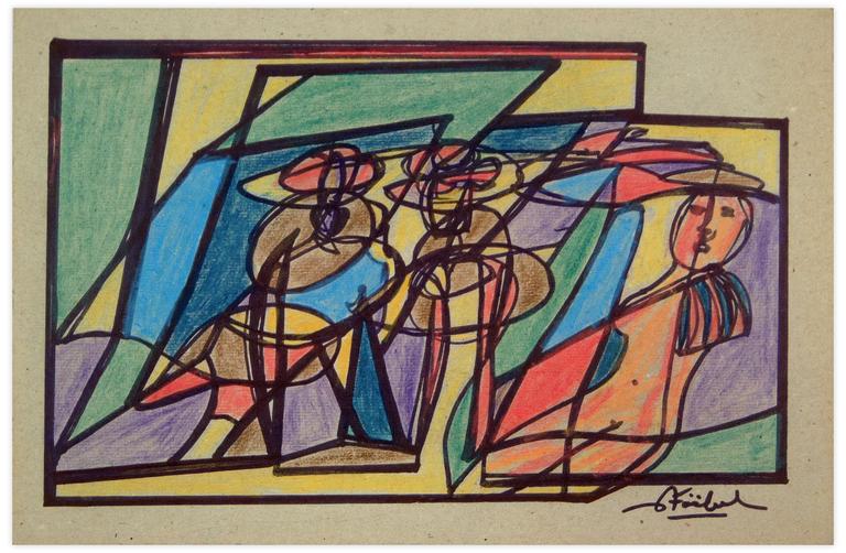 Catalogue raisonné, Edgar Stoëbel, women in abstract — 