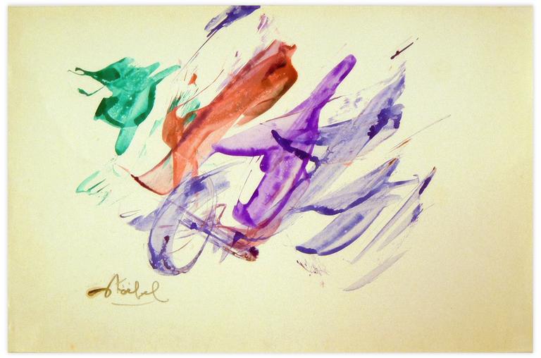 Catalogue raisonné, Edgar Stoëbel, abstract calligraphic — 