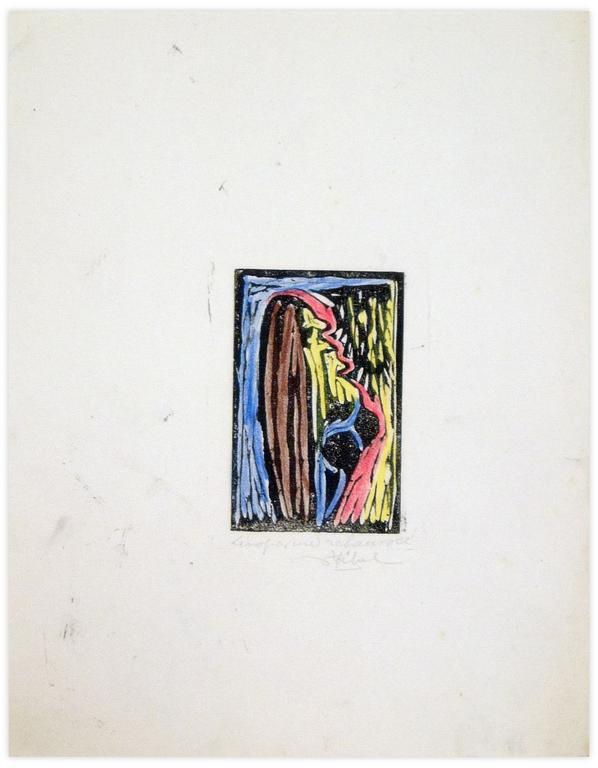 Catalogue raisonné, Edgar Stoëbel, lino ? - abstract — 