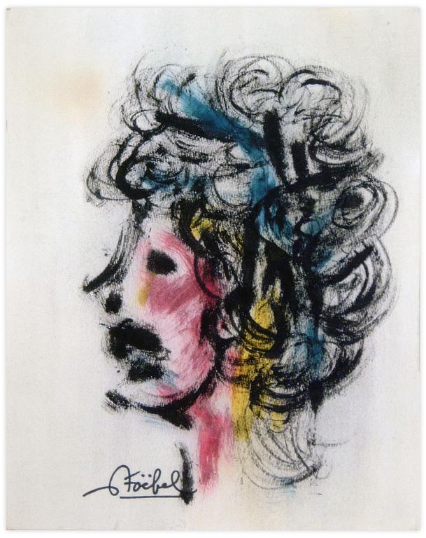 Catalogue raisonné, Edgar Stoëbel, profil de femme — 