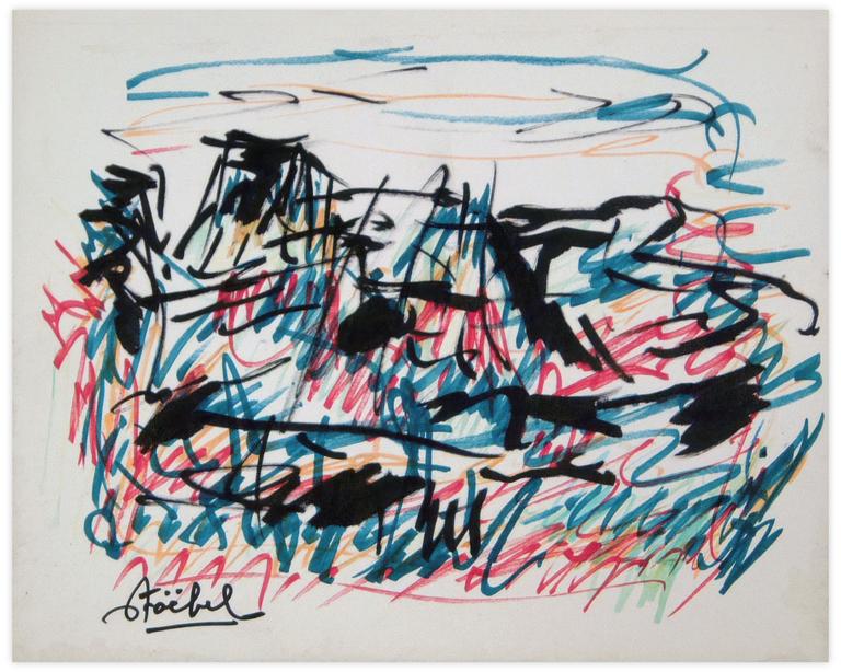 Catalogue raisonné, Edgar Stoëbel, abstract — 