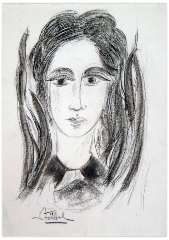 Catalogue raisonné, Edgar Stoëbel, portrait de femme — 