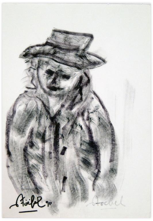 Catalogue raisonné, Edgar Stoëbel, personnage au chapeau — 