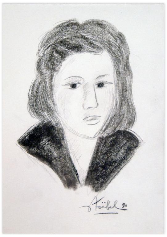 Catalogue raisonné, Edgar Stoëbel, portrait de femme — 