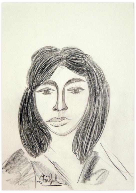 Catalogue raisonné, Edgar Stoëbel, portrait de femme — 