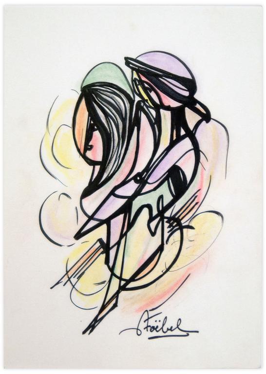Catalogue raisonné, Edgar Stoëbel, deux femmes — 