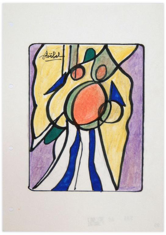 Catalogue raisonné, Edgar Stoëbel, abstract — 