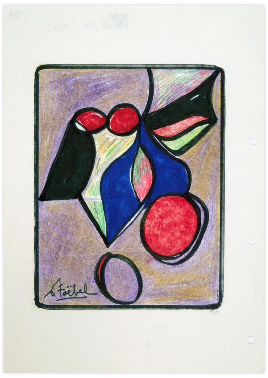 Catalogue raisonné, Edgar Stoëbel, abstract — 
