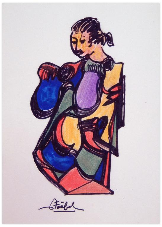 Catalogue raisonné, Edgar Stoëbel, le kimono — 