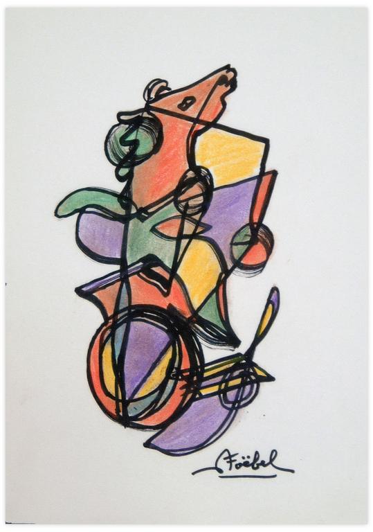 Catalogue raisonné, Edgar Stoëbel, horse head — 