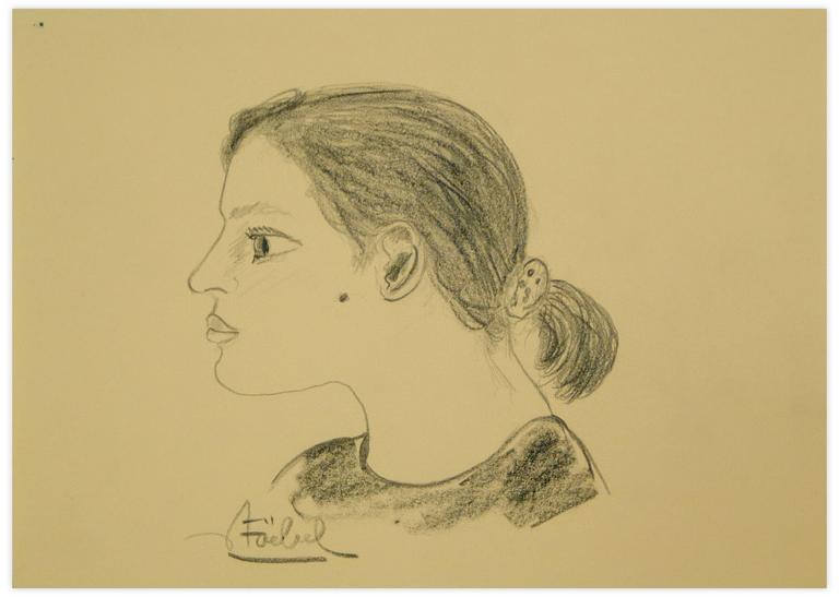 Catalogue raisonné, Edgar Stoëbel, profil de femme — 
