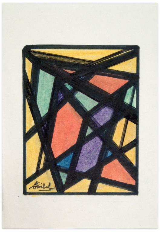 Catalogue raisonné, Edgar Stoëbel, abstract — 