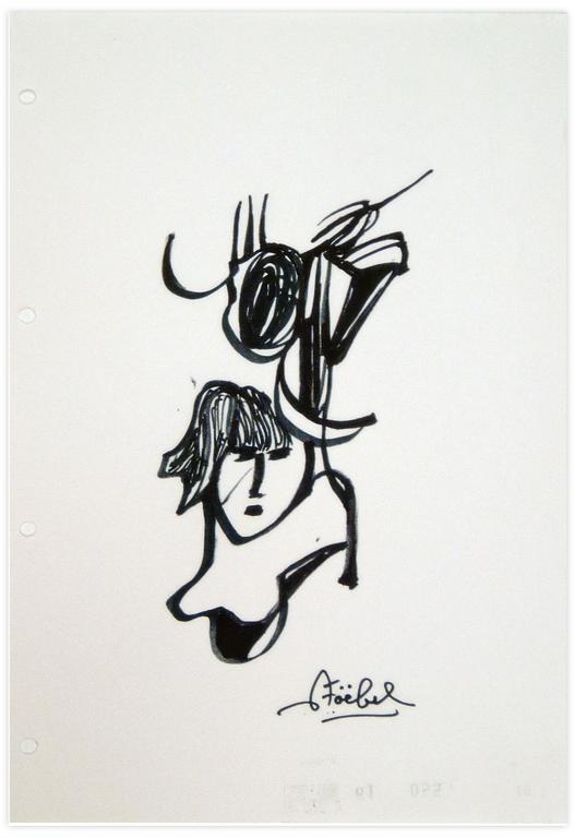 Catalogue raisonné, Edgar Stoëbel, abstrait femme — 