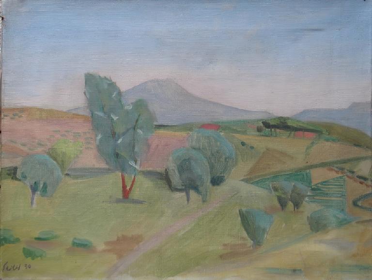 Catalogue raisonné, Hans Seiler, Paysage du Midi, 1930
