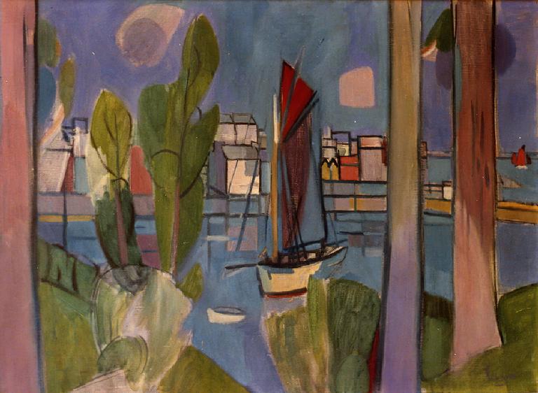 Catalogue raisonné, Hans Seiler, Port en Bretagne, 1935