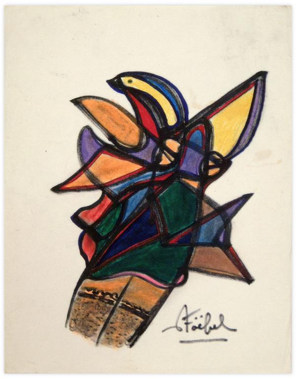 Catalogue raisonné, Edgar Stoëbel, l'oiseau et les bas — 