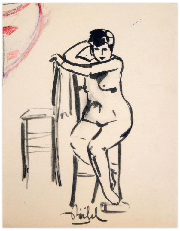 Catalogue raisonné, Edgar Stoëbel, nue assise — 