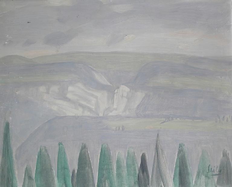Catalogue raisonné, Hans Seiler, Le Chasseral(Combe grèle), 1937