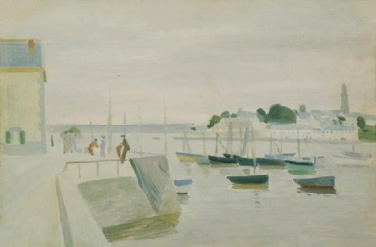 Catalogue raisonné, Hans Seiler, Le port, 1938