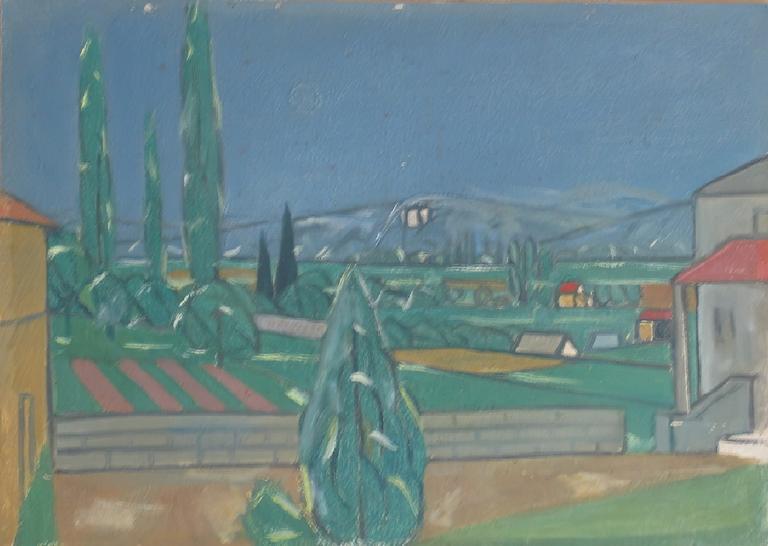 Catalogue raisonné, Hans Seiler, La terrasse, 1940